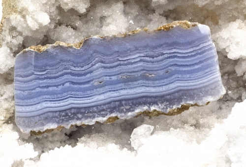 Chalcedon, blue Lace Anschliff