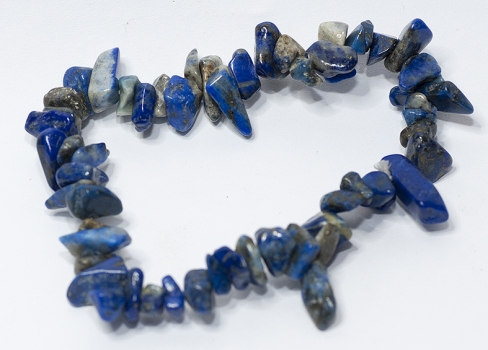 Lapis lazuli sliver bracelet