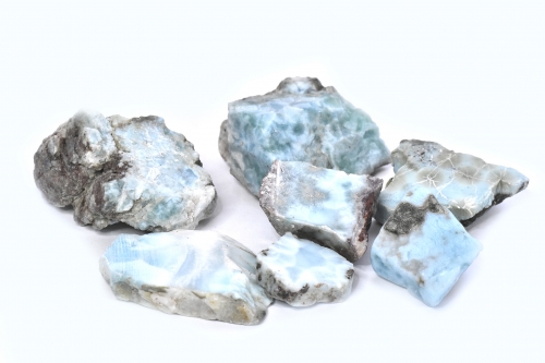 Larimar Rohsteine, Atlantissteine, Lot Nr. 3, 900 Carat