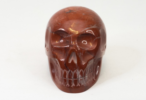 Kristallschädel roter Jaspis