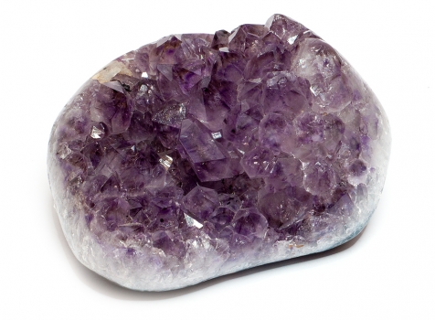 Uruguay amethyst, side polished 440 grams