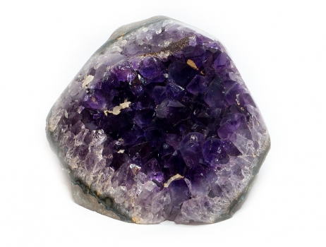 Uruguay amethyst, side polished, 690 grams