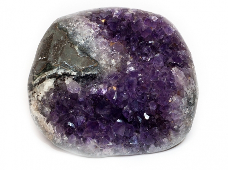 Uruguay amethyst, side polished 805 grams