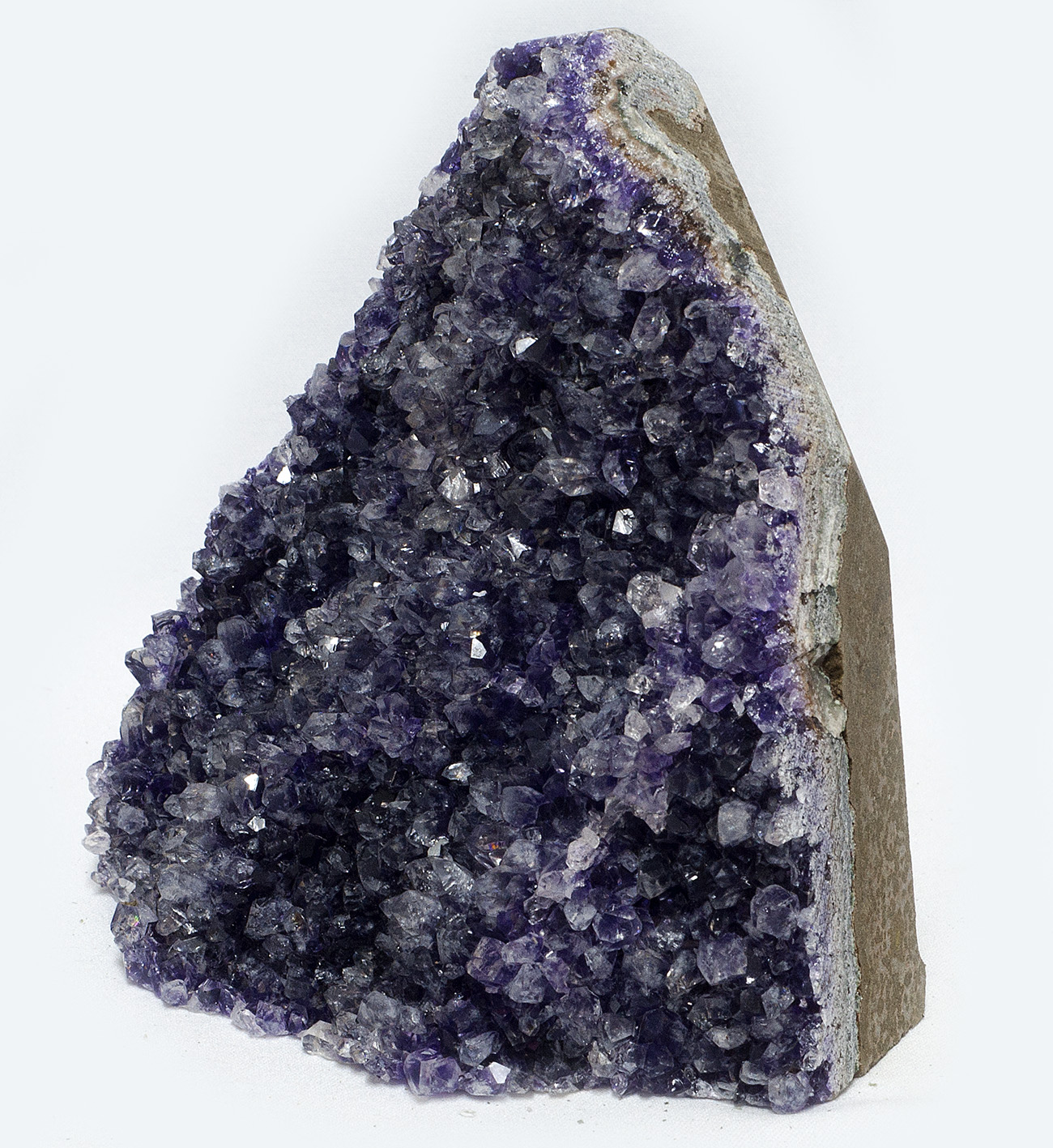 STONES and SPIRIT - Uruguay Amethyst, 1360 Gramm, extrem dunkle Kristalle