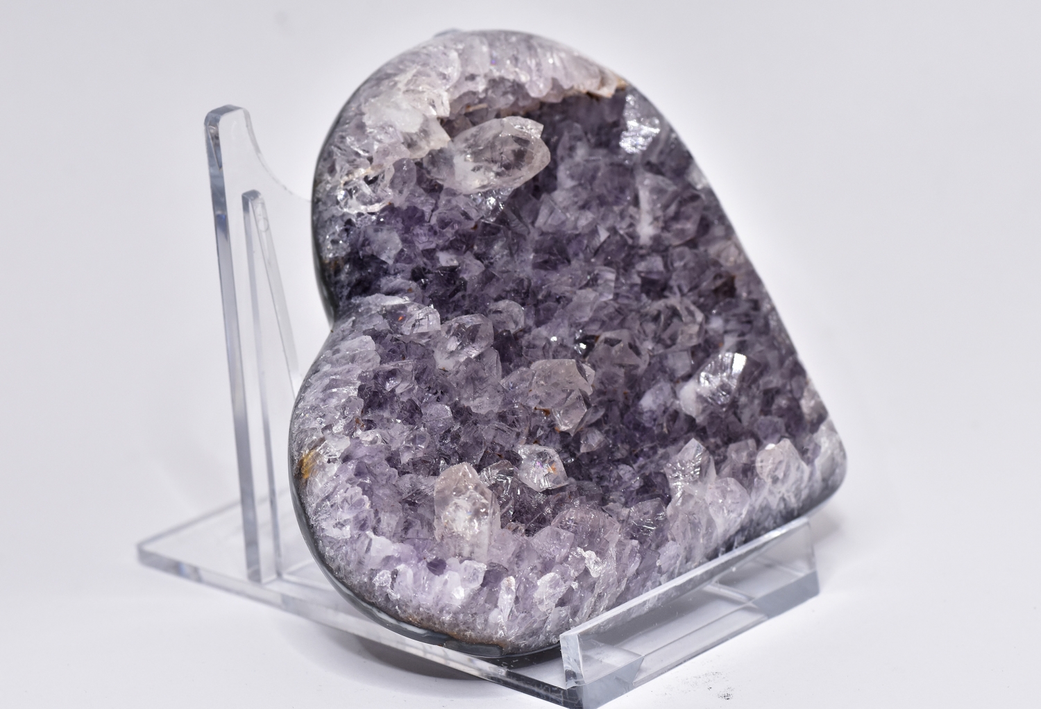 Uruguay Amethyst- Herz, Nr. 6