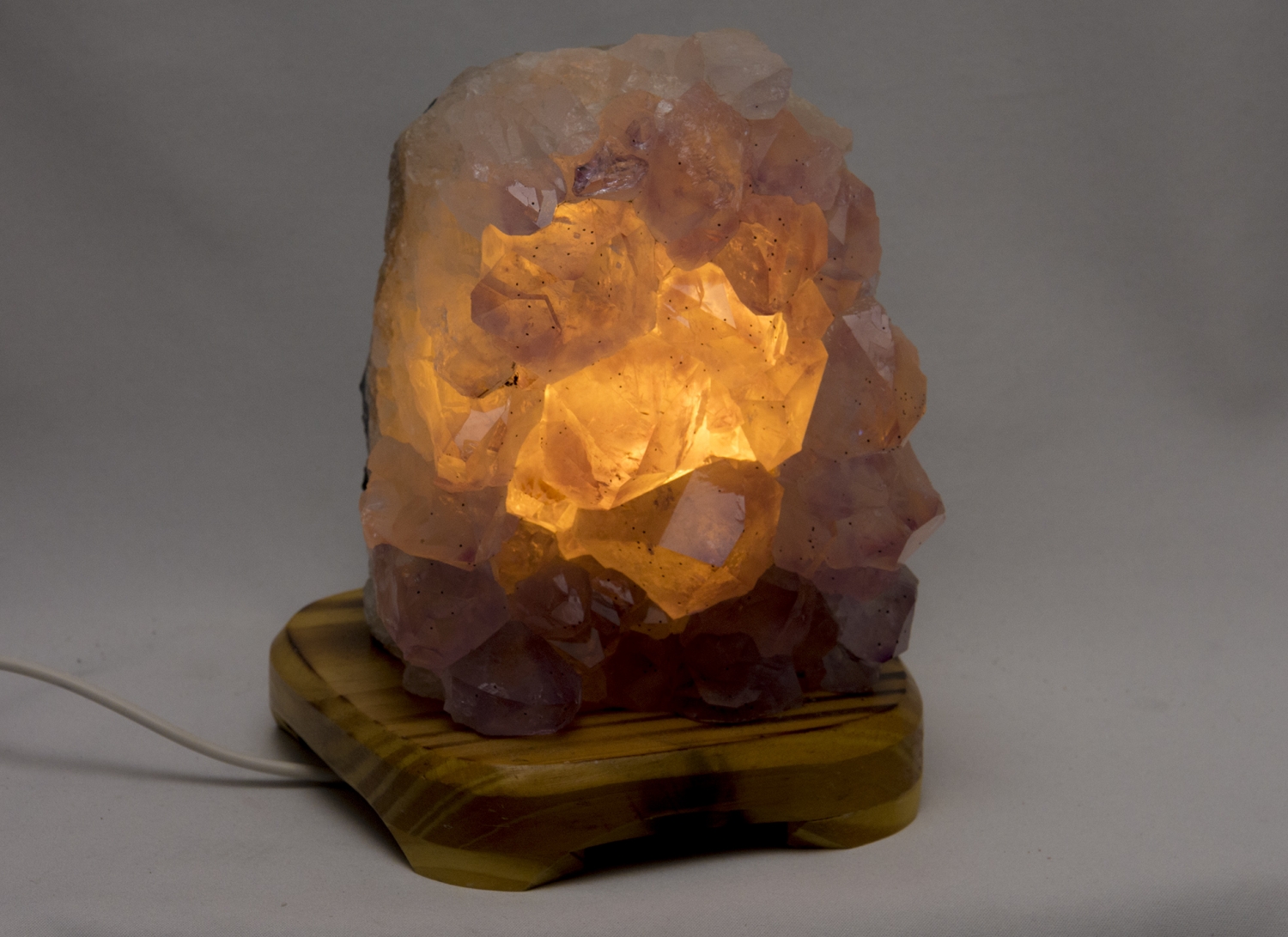 Gemstone Lamp Amethyst No. 1
