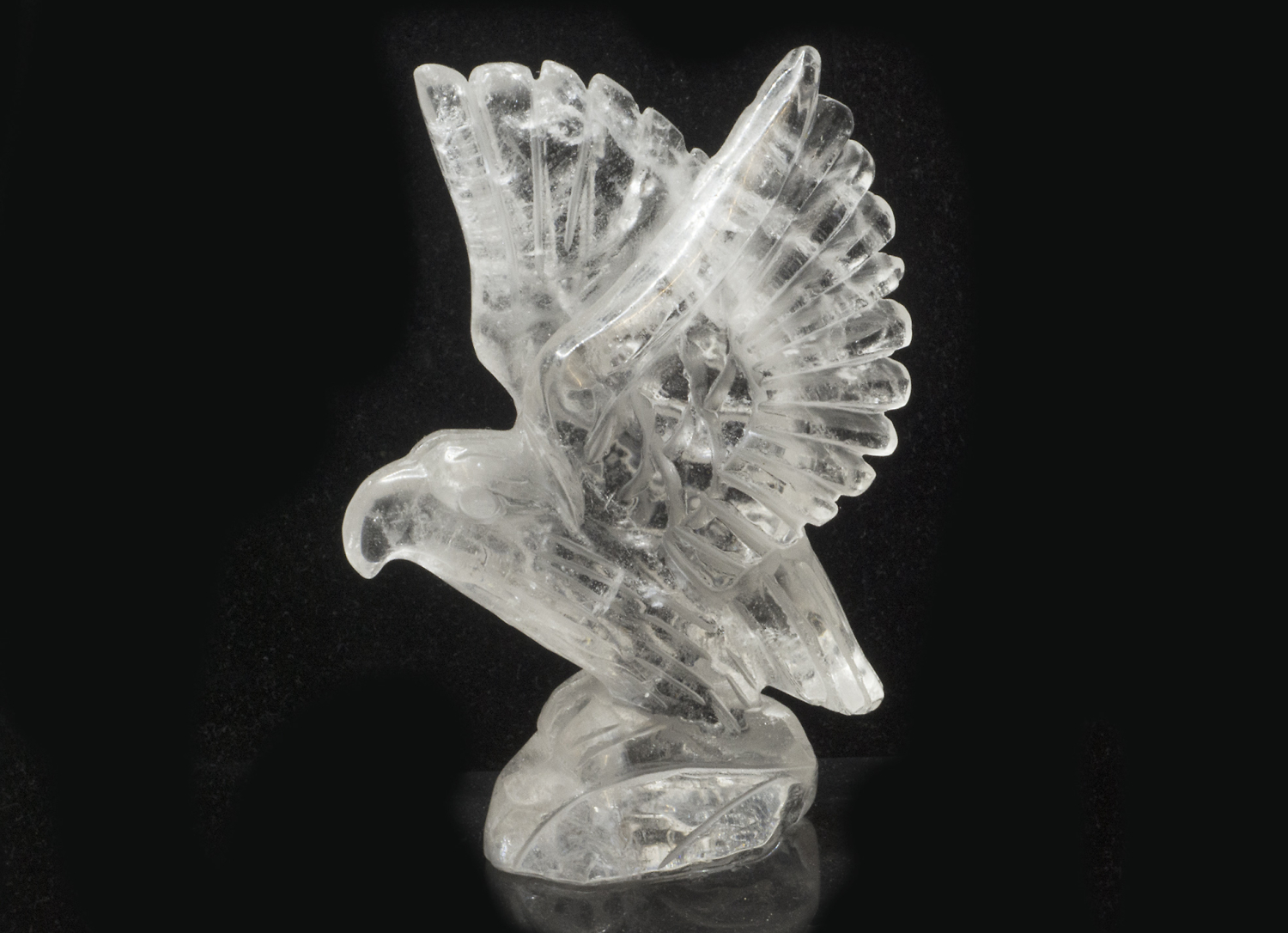 Eagle Engraving, Eagle, Rock Crystal, no 1