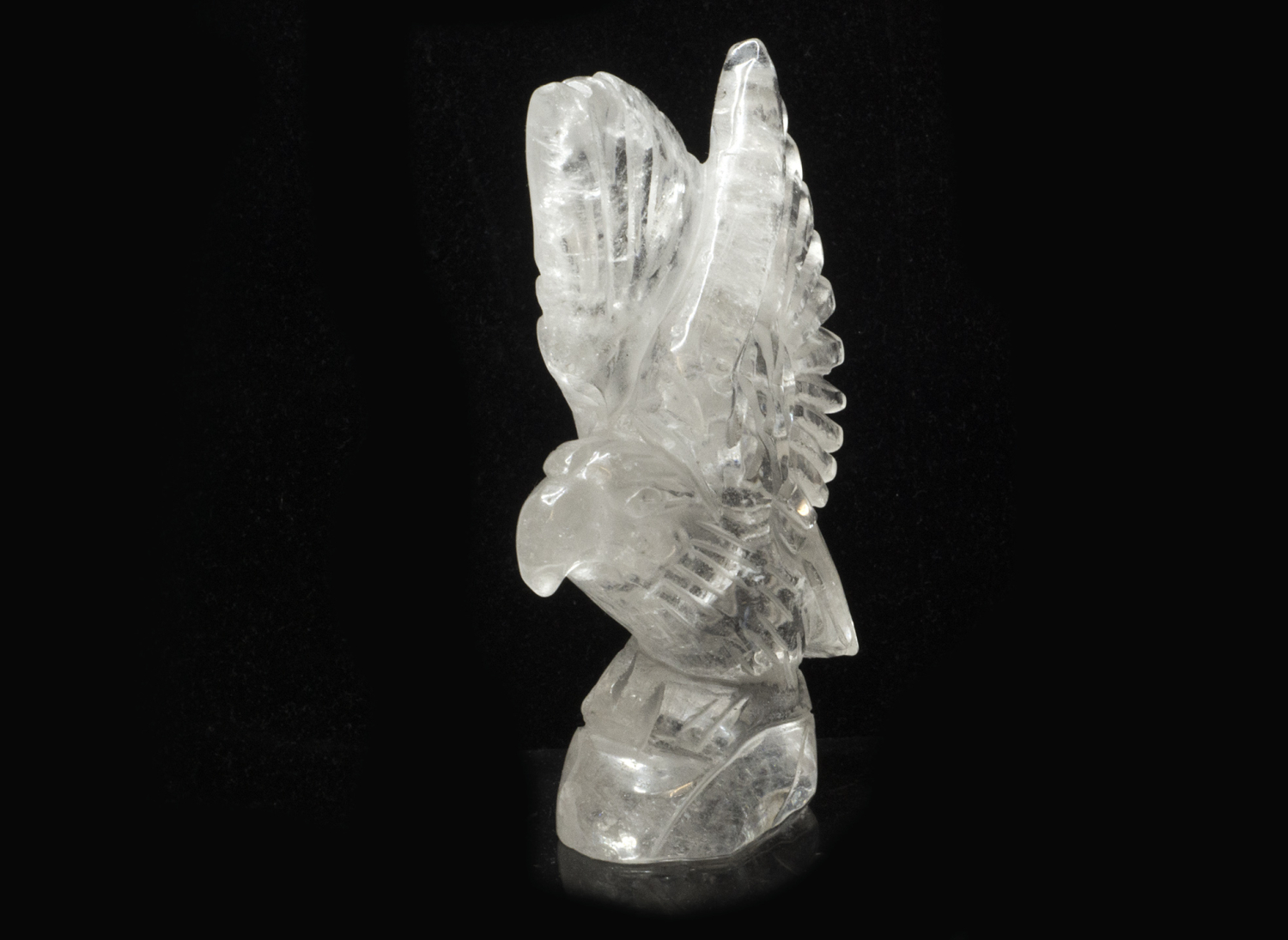 Eagle Engraving, Eagle, Rock Crystal, no 1