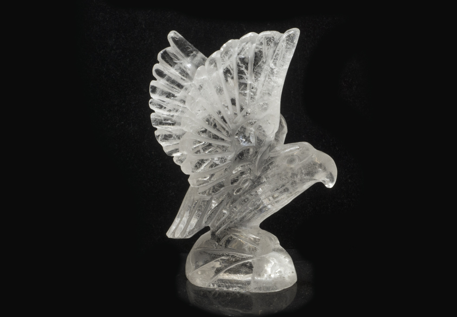 Eagle Engraving, Eagle, Rock Crystal, no 1