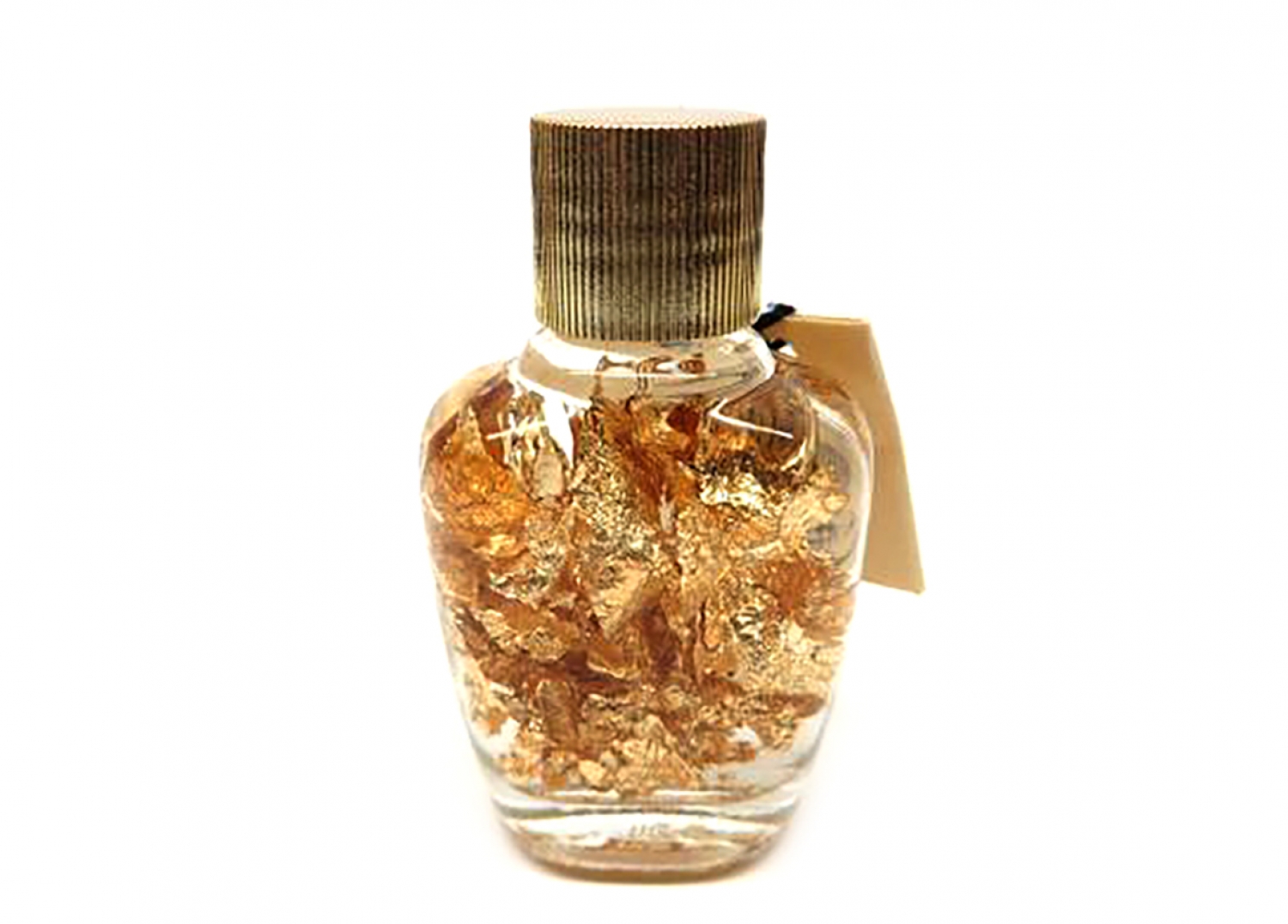 Goldfläschen mit 24 Karat Goldflocken