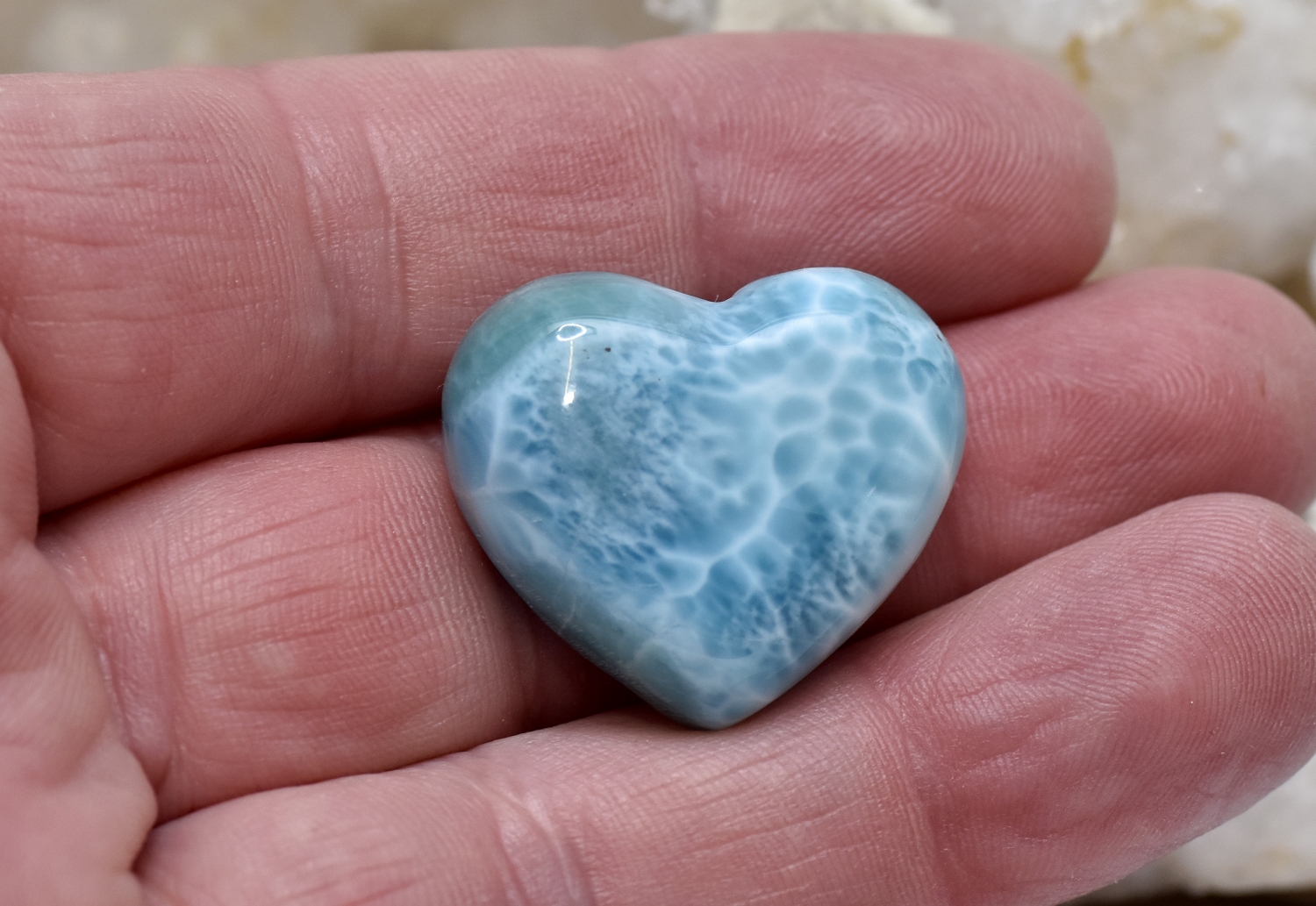 Larimar Herz Nr. 6 AAA