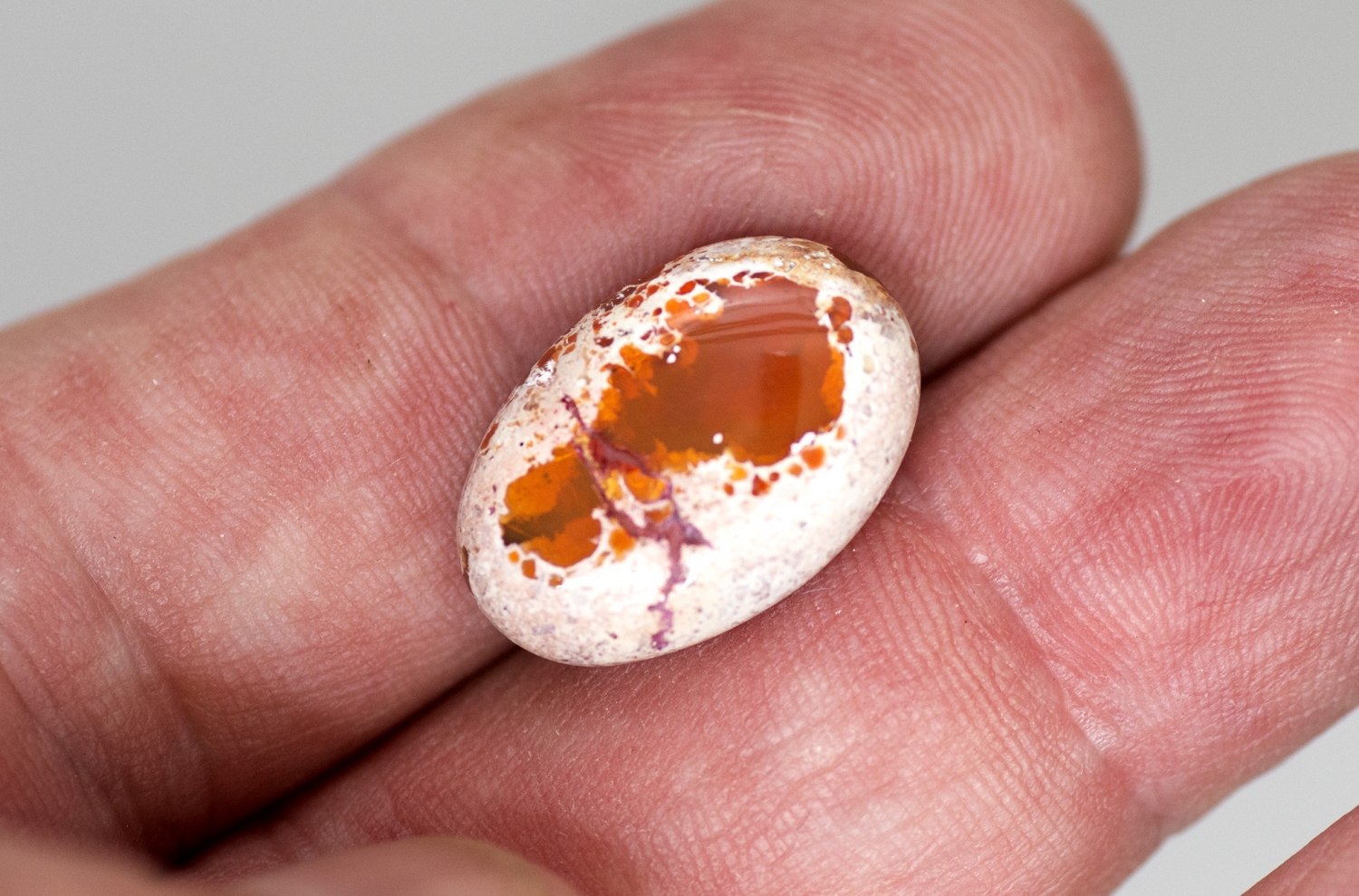 Mexikanischer Feueropal ca. 9,1 Carat Cabochon Nr. 1