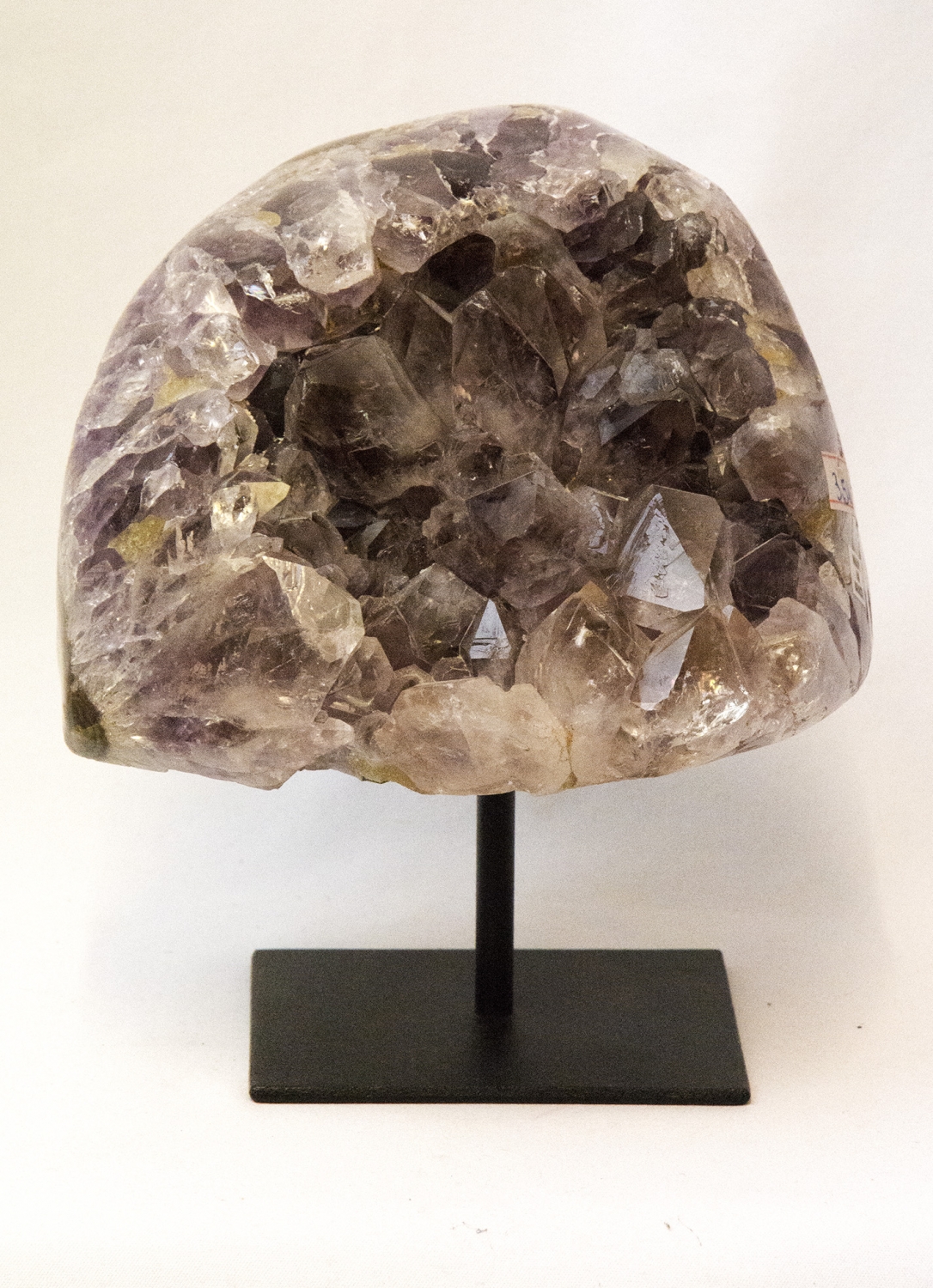 Rauchquarz Stufe Brasilien XL, auf Metallständer