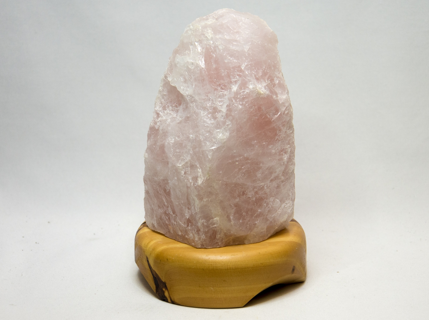 Edelstein-Lampe Rosenquarz Nr. 2