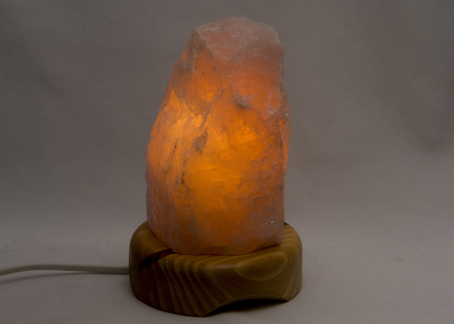 Edelstein-Lampe Rosenquarz Nr. 2