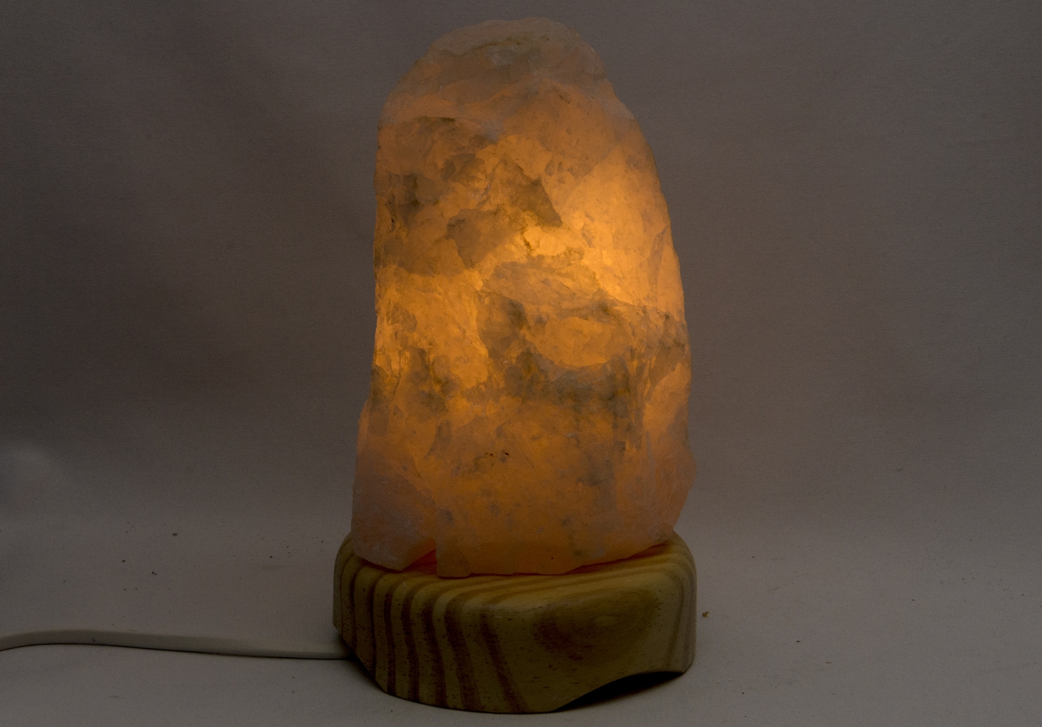 Edelstein-Lampe Rosenquarz Nr. 3