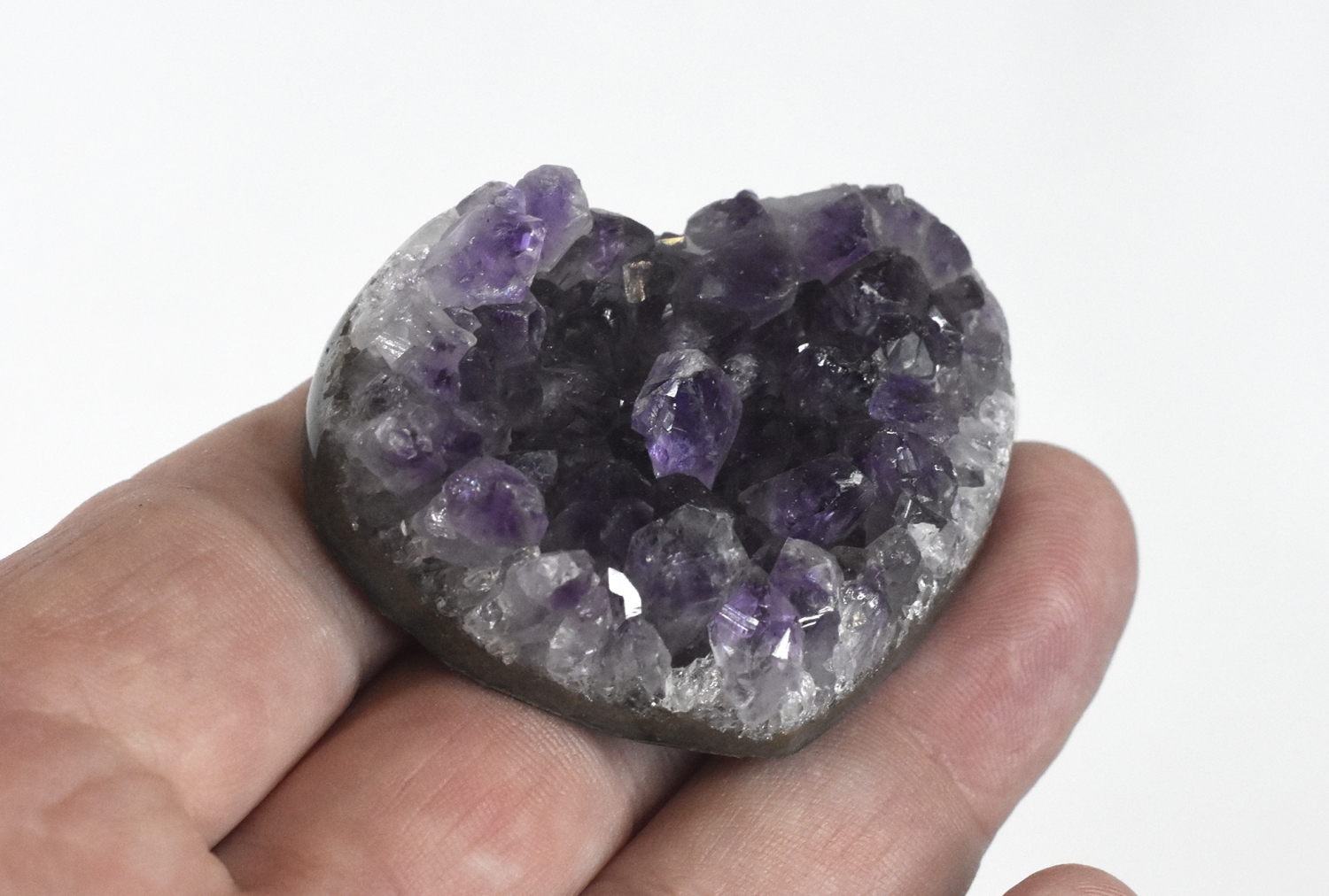 Uruguay Amethyst- Herz, Nr. 2