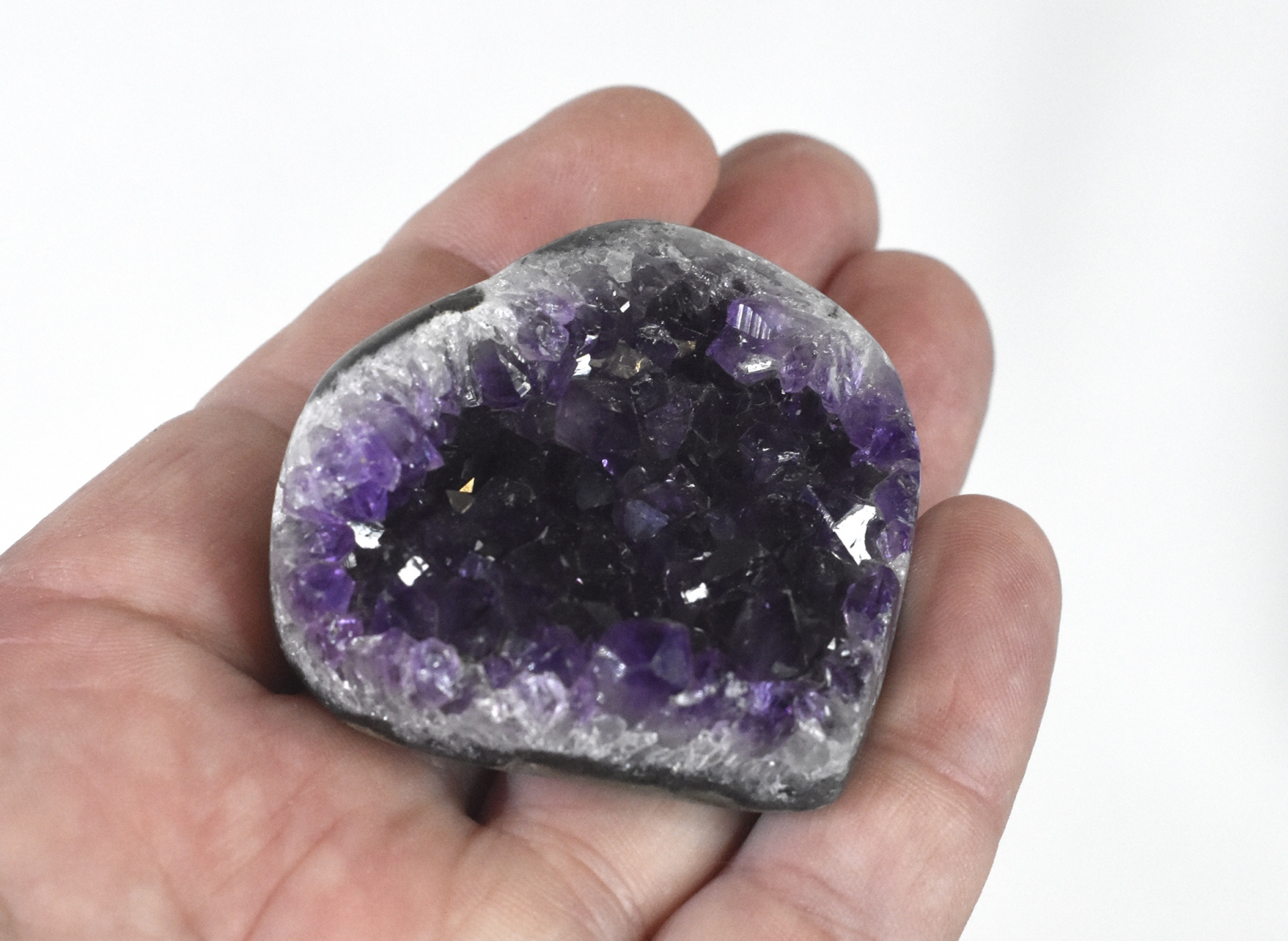 Uruguay Amethyst- Herz, Nr. 1
