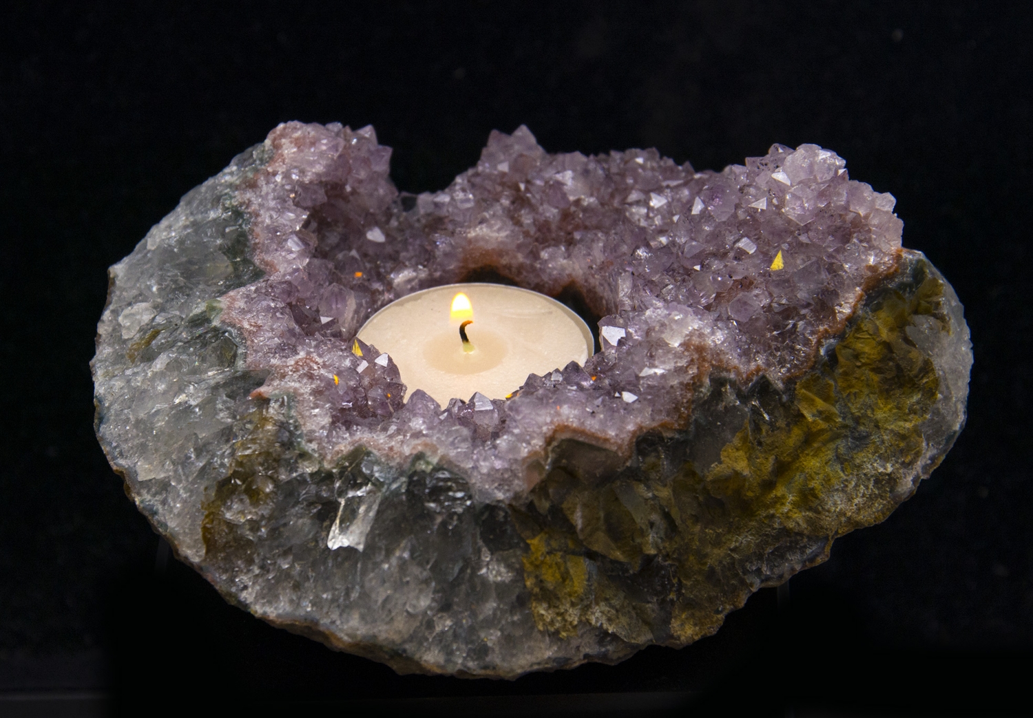 Amethyst tealight No. 1