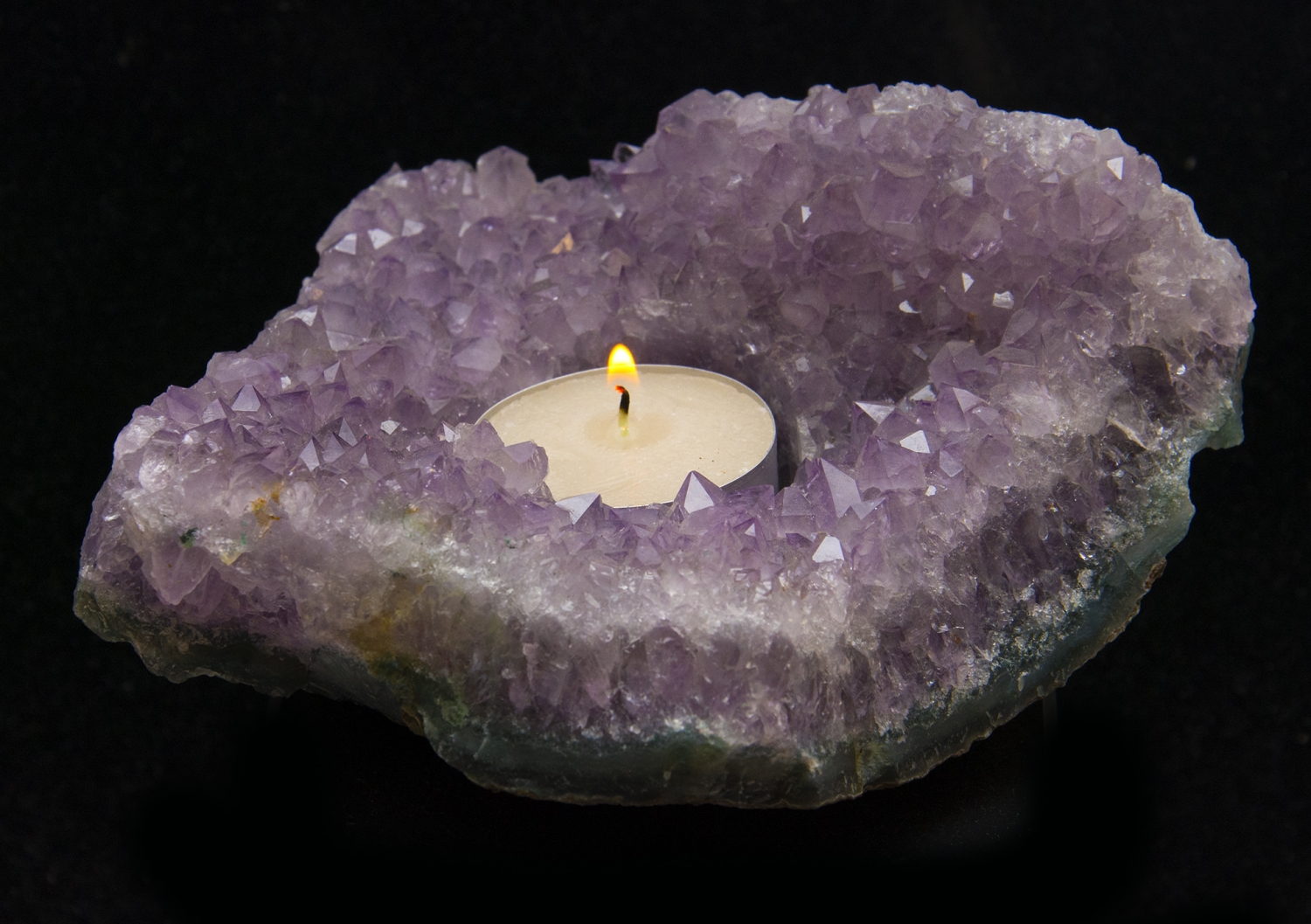 Amethyst Teelicht Lampe Nr. 2