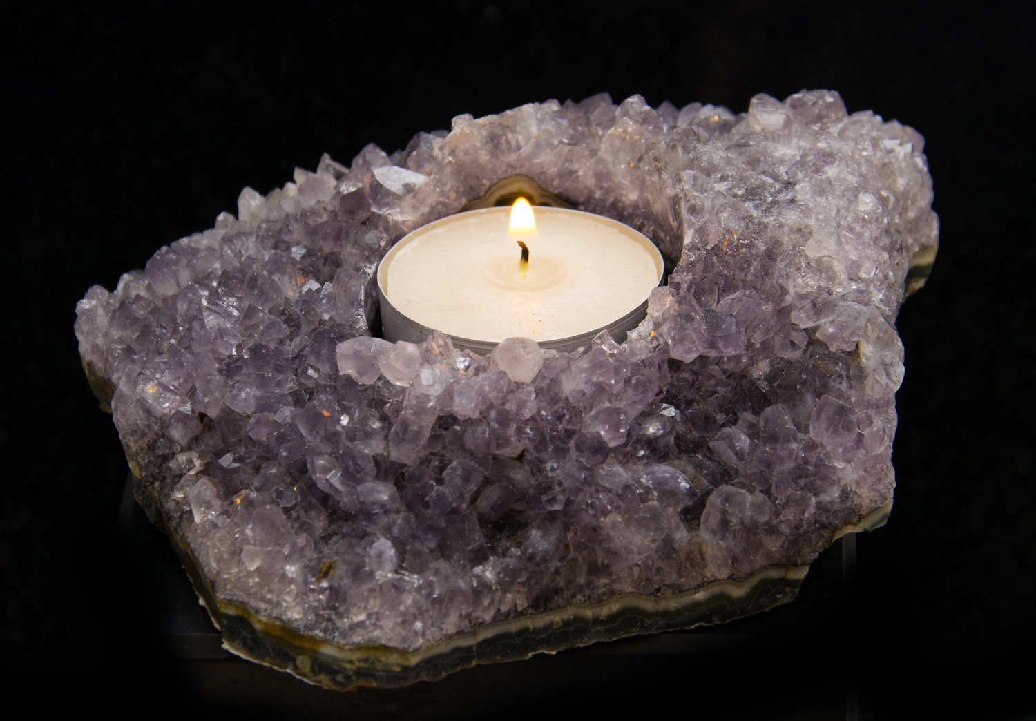 Amethyst tealight No. 3