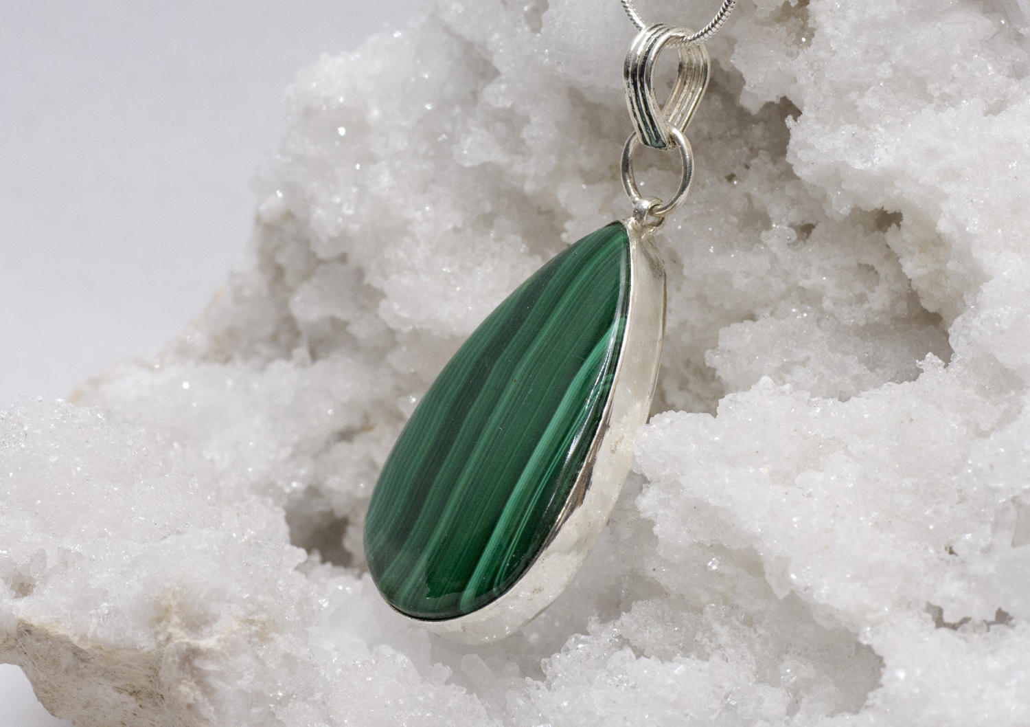 Malachite cabochon Congo no 10