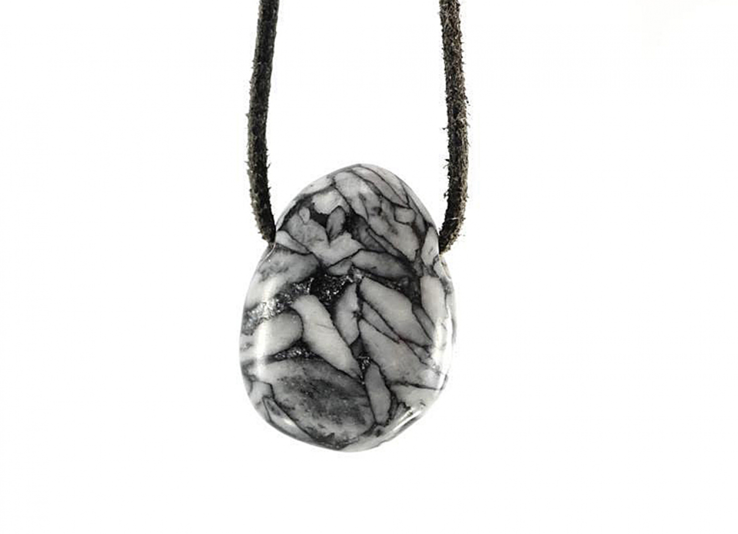 Pinolith (Eisblumenmagnesit) TS gebohrt