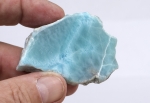 Larimar Rohstein, 320 Carat! Atlantisstein, eine seite anpoliert, Top-Qualität